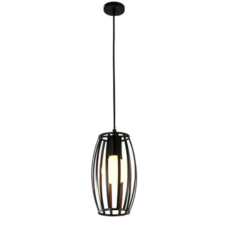 Drum Shaped Hanging Light with modern design and soft ambient glow, perfect for dining rooms, living spaces, and commercial interiors.