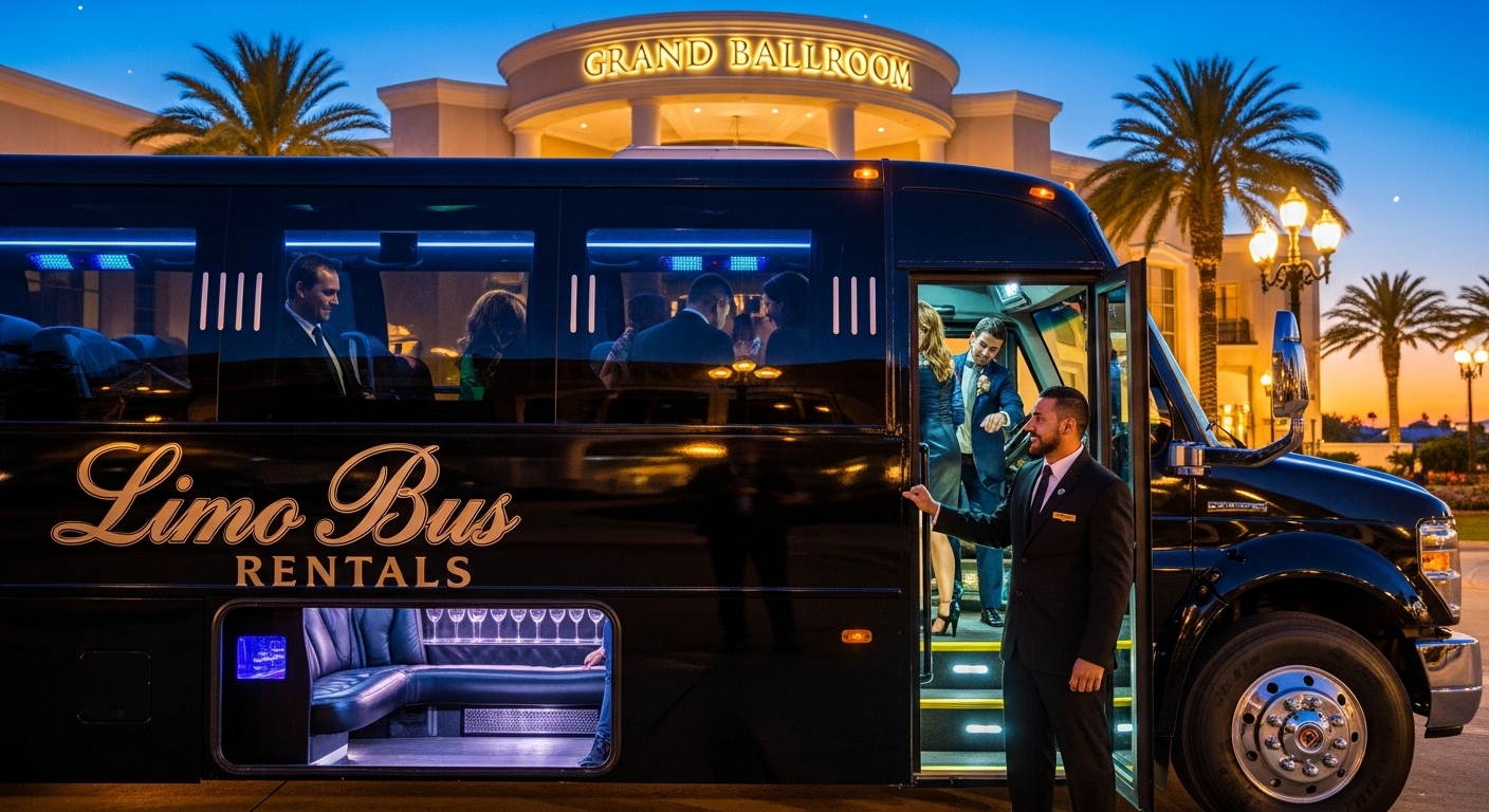 Limo bus rental