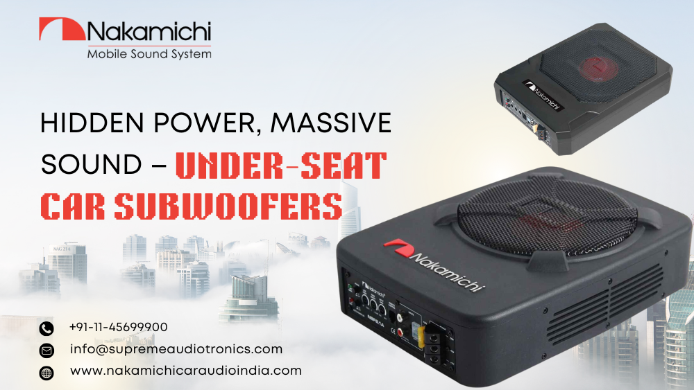 Hidden Power, Massive Sound – Under-Seat Car Subwoofers