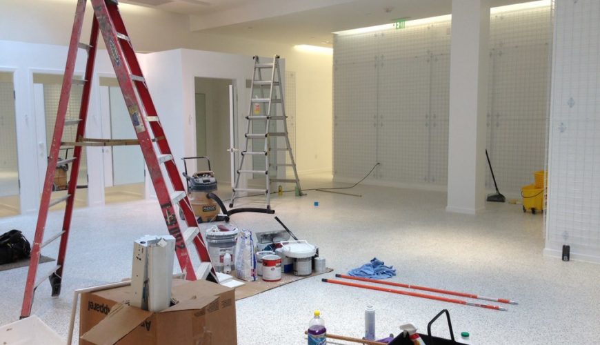 office post-construction cleaning